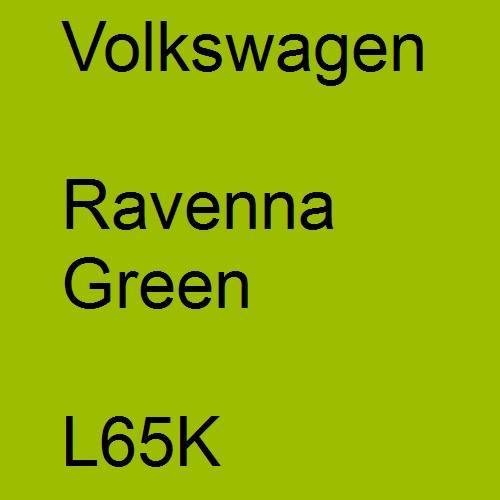 Volkswagen, Ravenna Green, L65K.